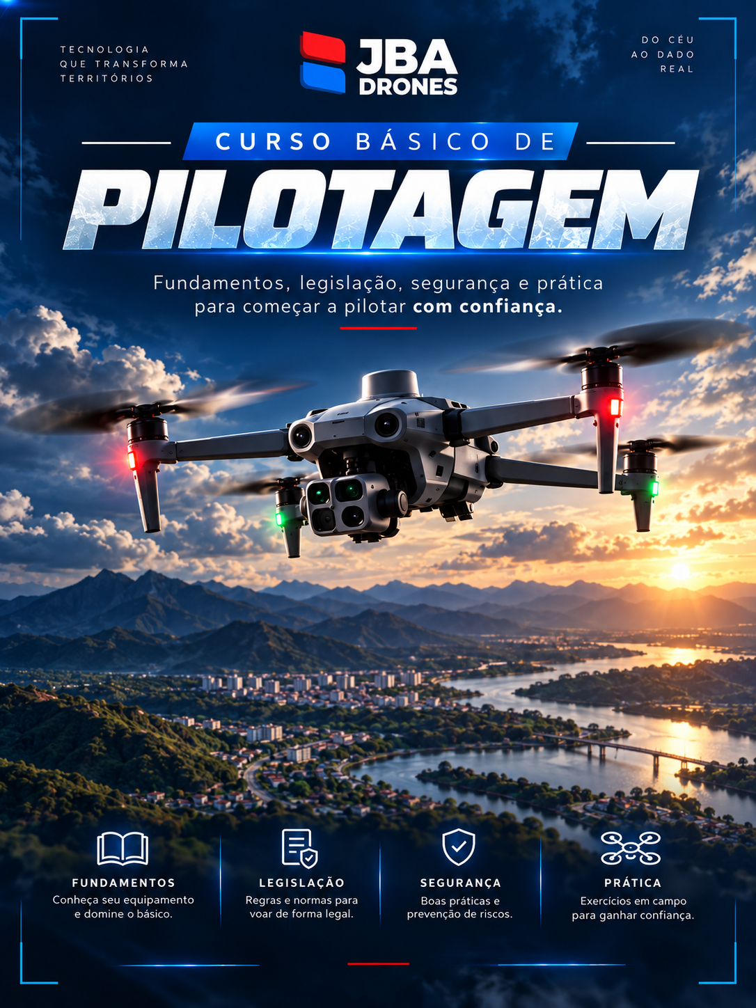 Curso básico de pilotagem de drones