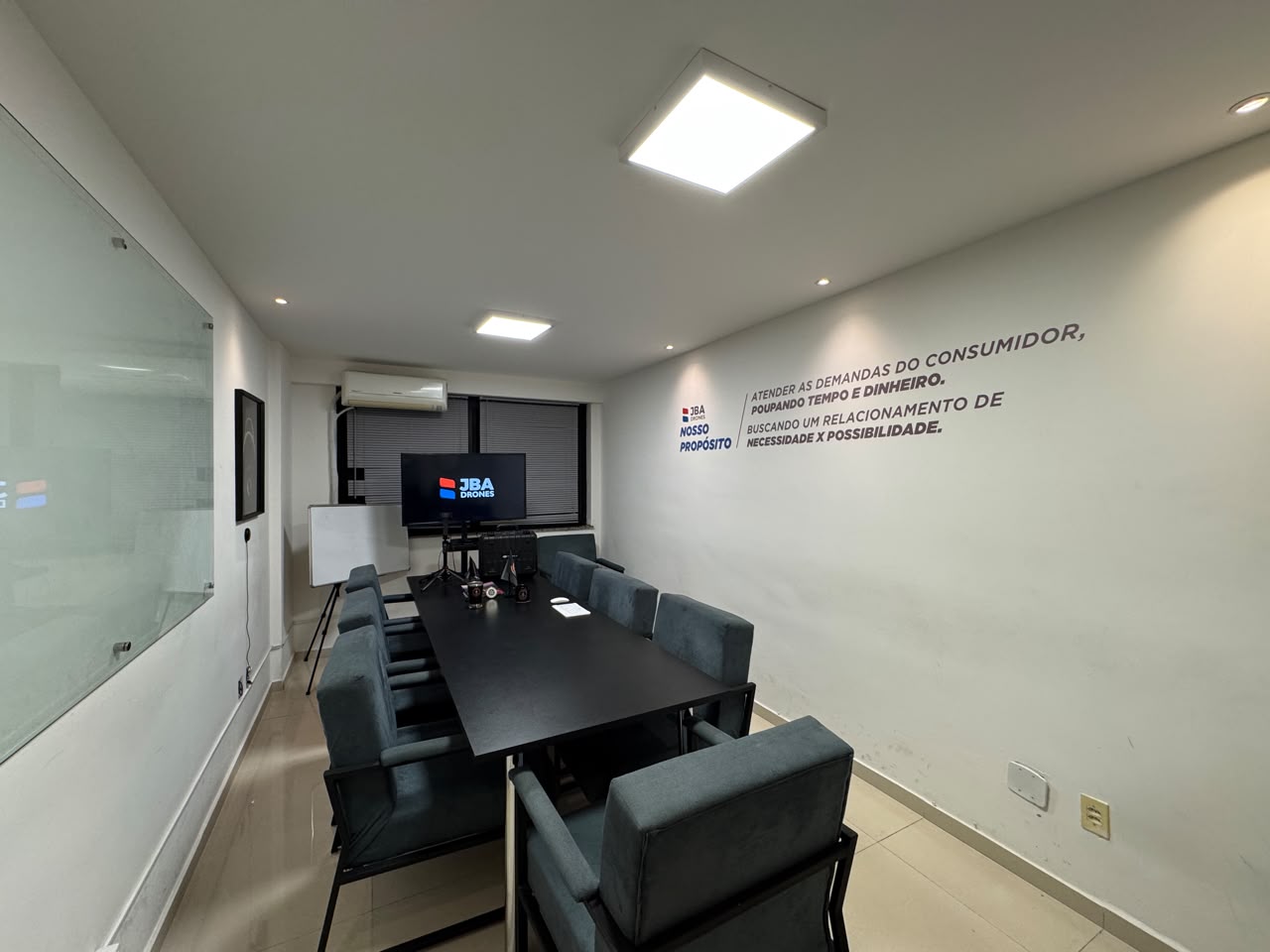 Sala de treinamento da JBA